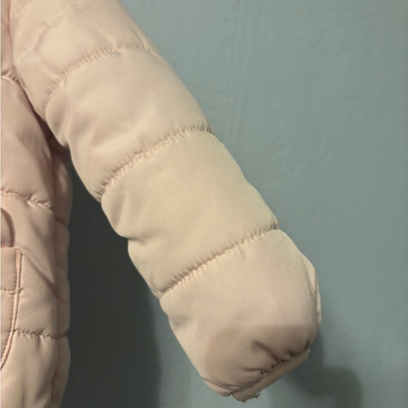 Pale pink 24 month unicorn puffer jacket - Picture 4 of 7